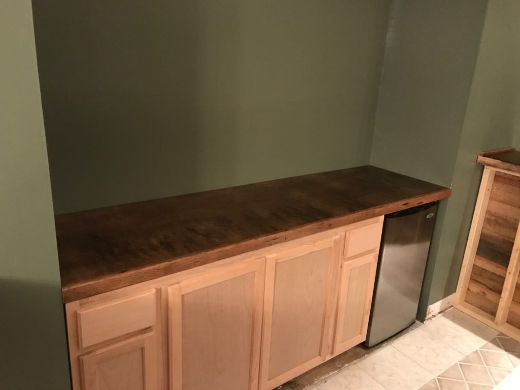 Custom cabinet top